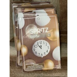 Spritz Balloons Pack Party Celebration Variety Kit Clock -Bundle of 10  Kits-NEW